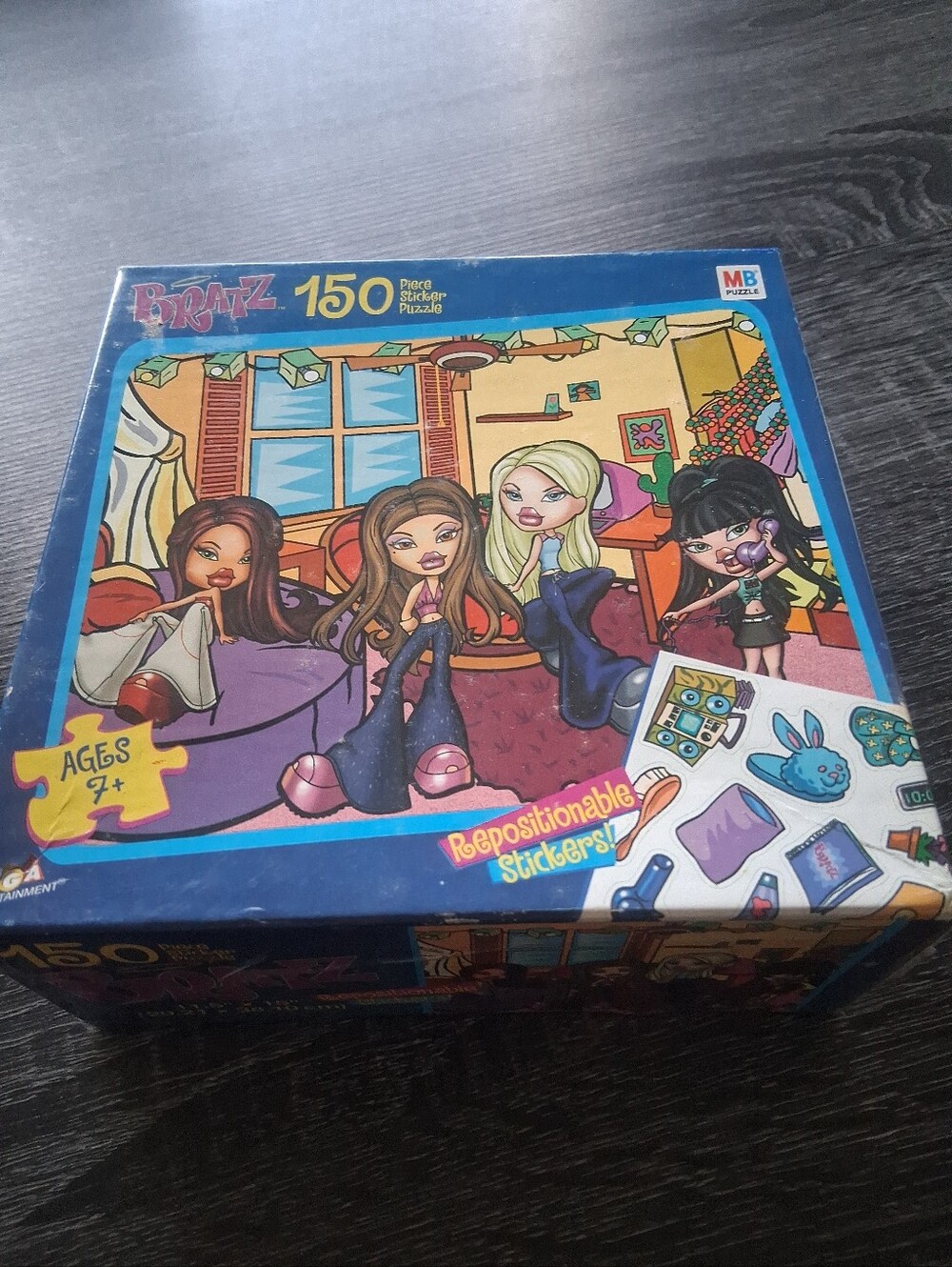 150-Piece Repositionable Sticker Puzzle - Blue Box Bratz